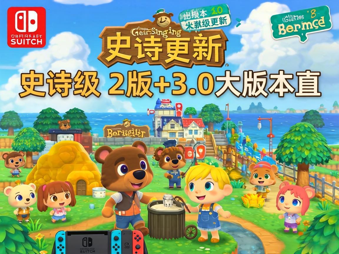 《动森》史诗级更新:Switch 2版+3.0大版本来袭