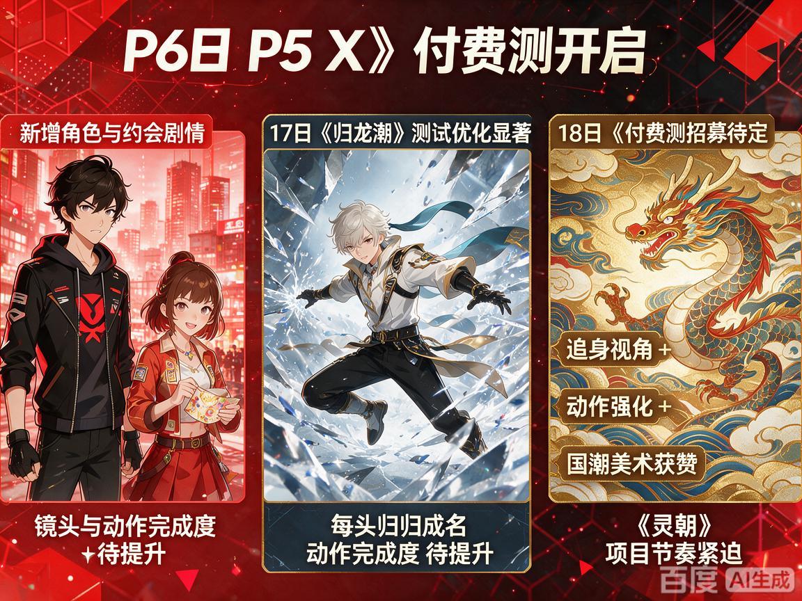P5X、归龙潮、灵朝测试速评 P5X、归龙潮、灵朝测试速评