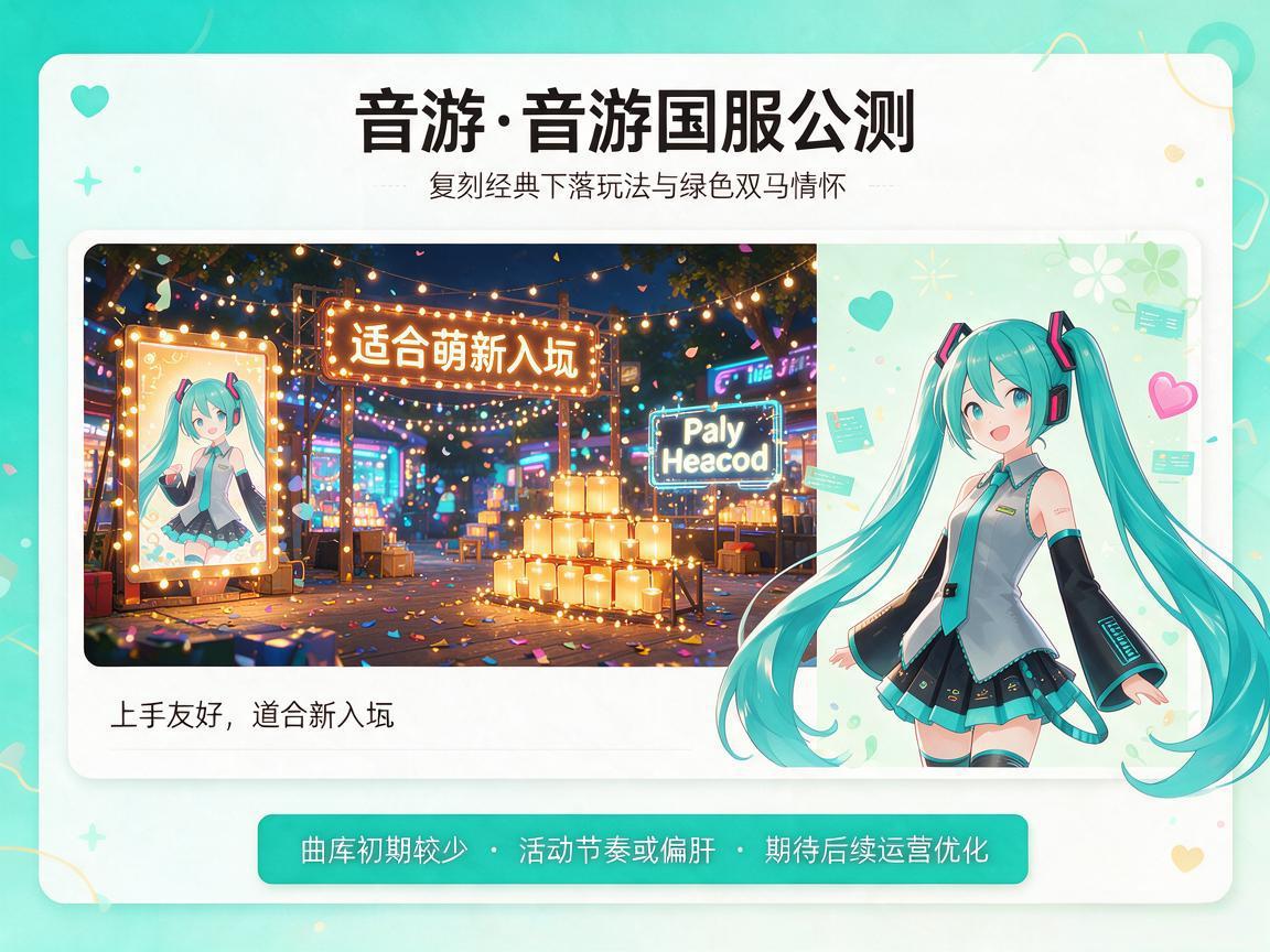 初音未来国服公测体验 初音未来国服公测体验