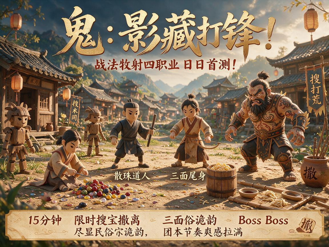 中式志怪MMO《搜打撤》首测来袭 中式志怪MMO《搜打撤》首测来袭