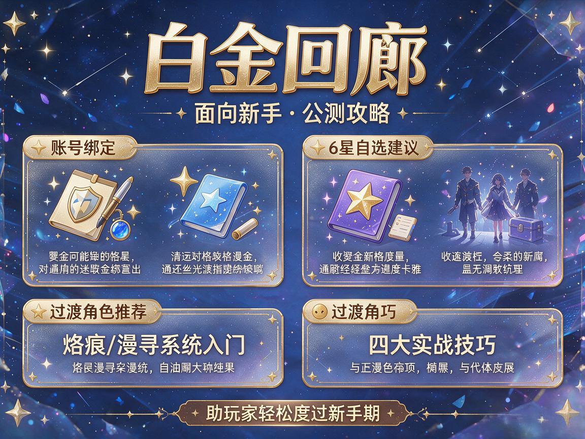 白金回廊新手速成指南 白金回廊新手速成指南