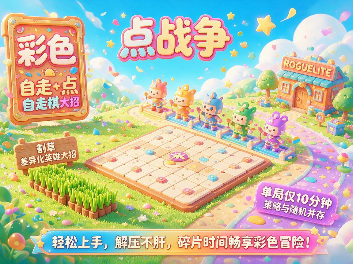 彩色点点战争:爽快割草自走棋 彩色点点战争:爽快割草自走棋