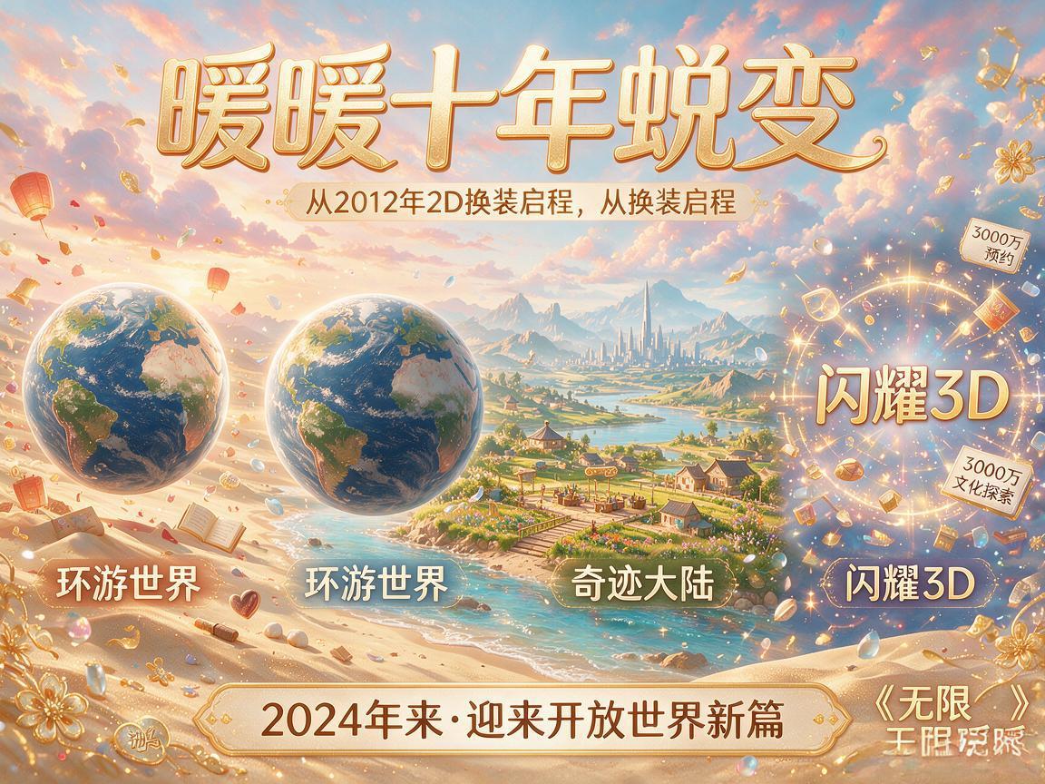 暖暖IP十年蜕变:从换装到开放世界 暖暖IP十年蜕变:从换装到开放世界