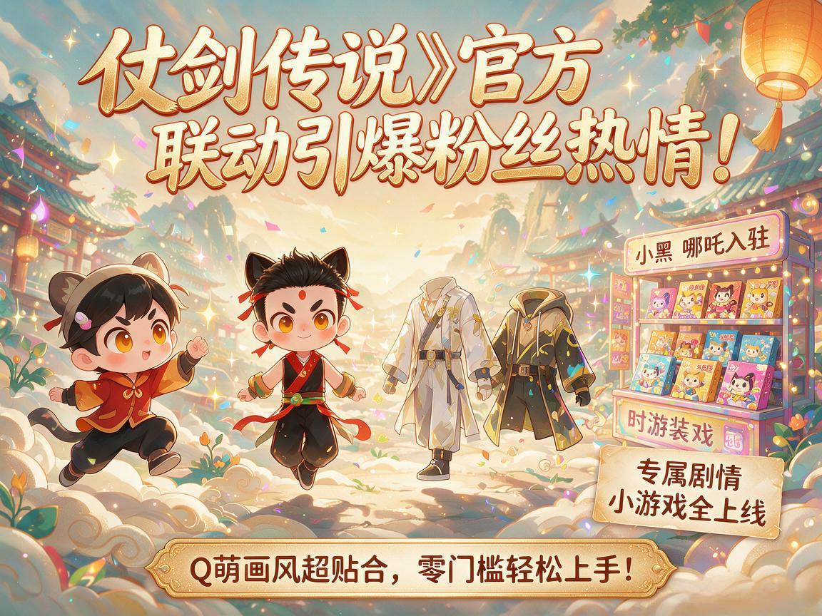 仗剑传说×罗小黑联动开启 仗剑传说×罗小黑联动开启