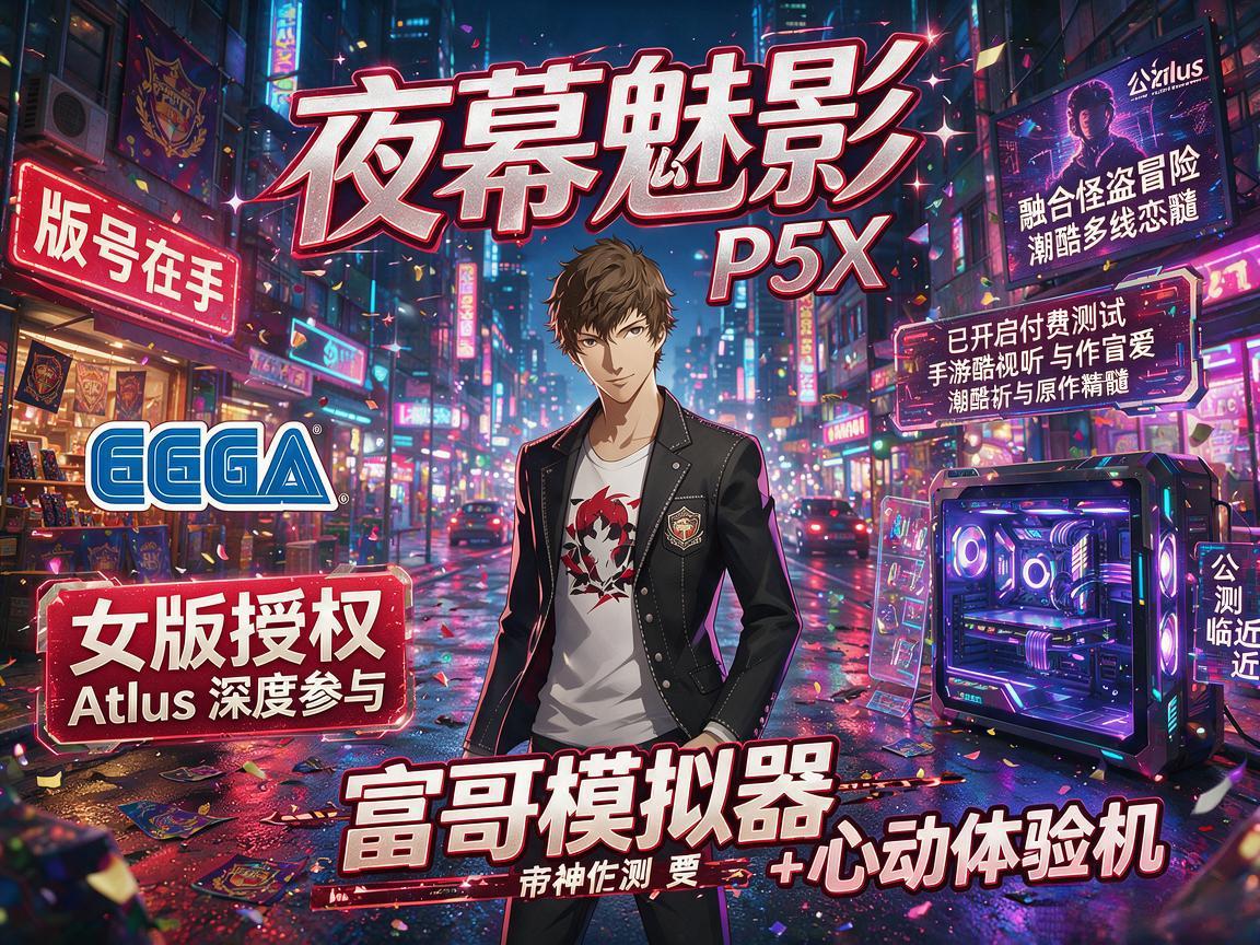 《女神异闻录:夜幕魅影》公测在即 《女神异闻录:夜幕魅影》公测在即