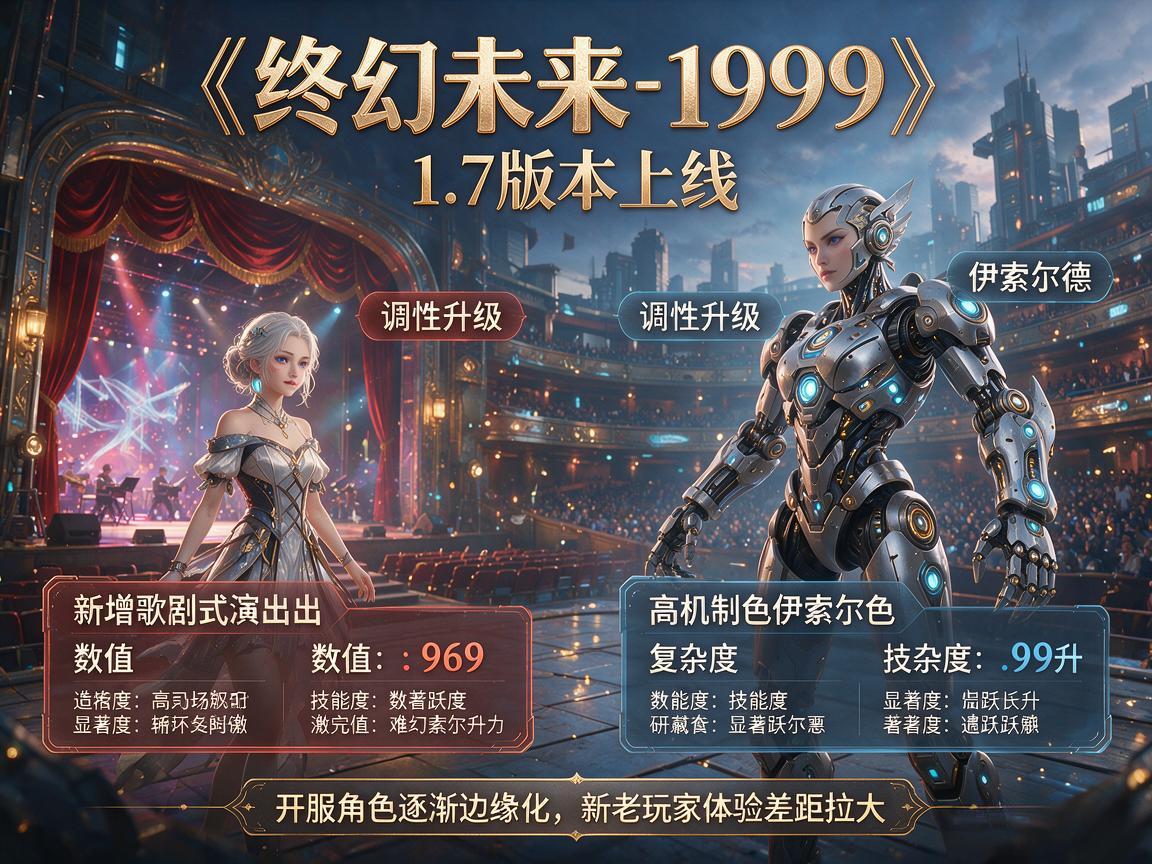 《终幻未来1999》1.7版本:机制膨胀与艺术调性双升 《终幻未来1999》1.7版本:机制膨胀与艺术调性双升