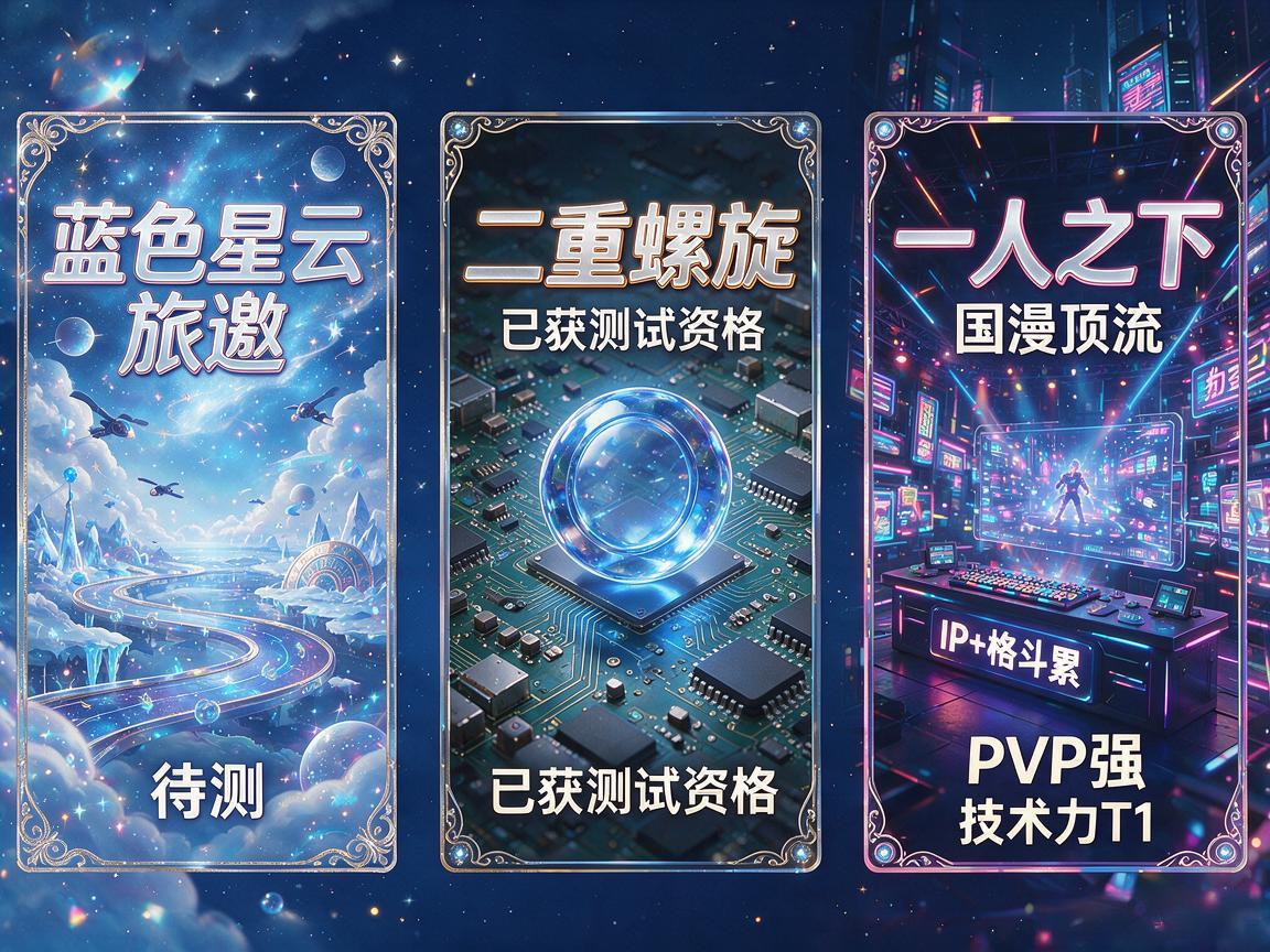 幻想风新游速览:星云旅邀、二重螺旋、一人之下 幻想风新游速览:星云旅邀、二重螺旋、一人之下