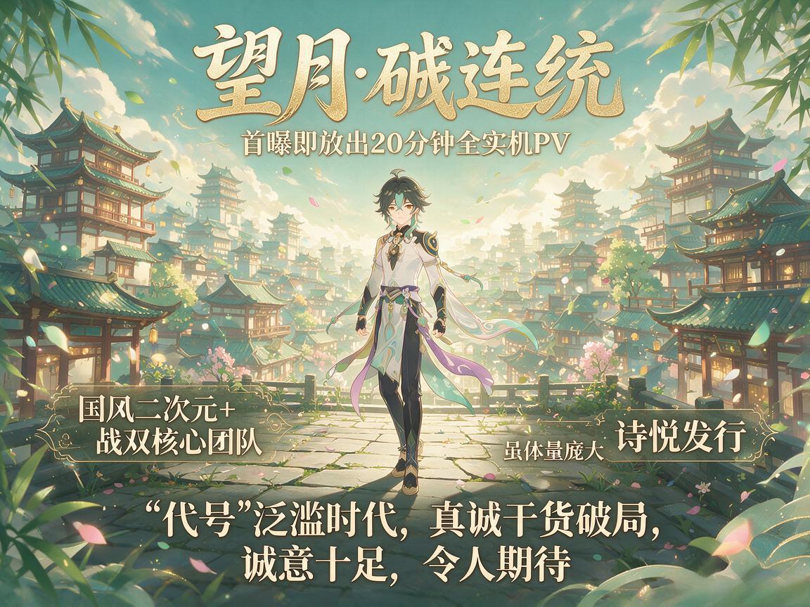 《望月》实机首曝引爆二次元圈