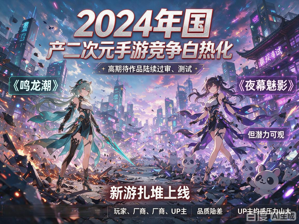 2024国产二次元手游前瞻 2024国产二次元手游前瞻