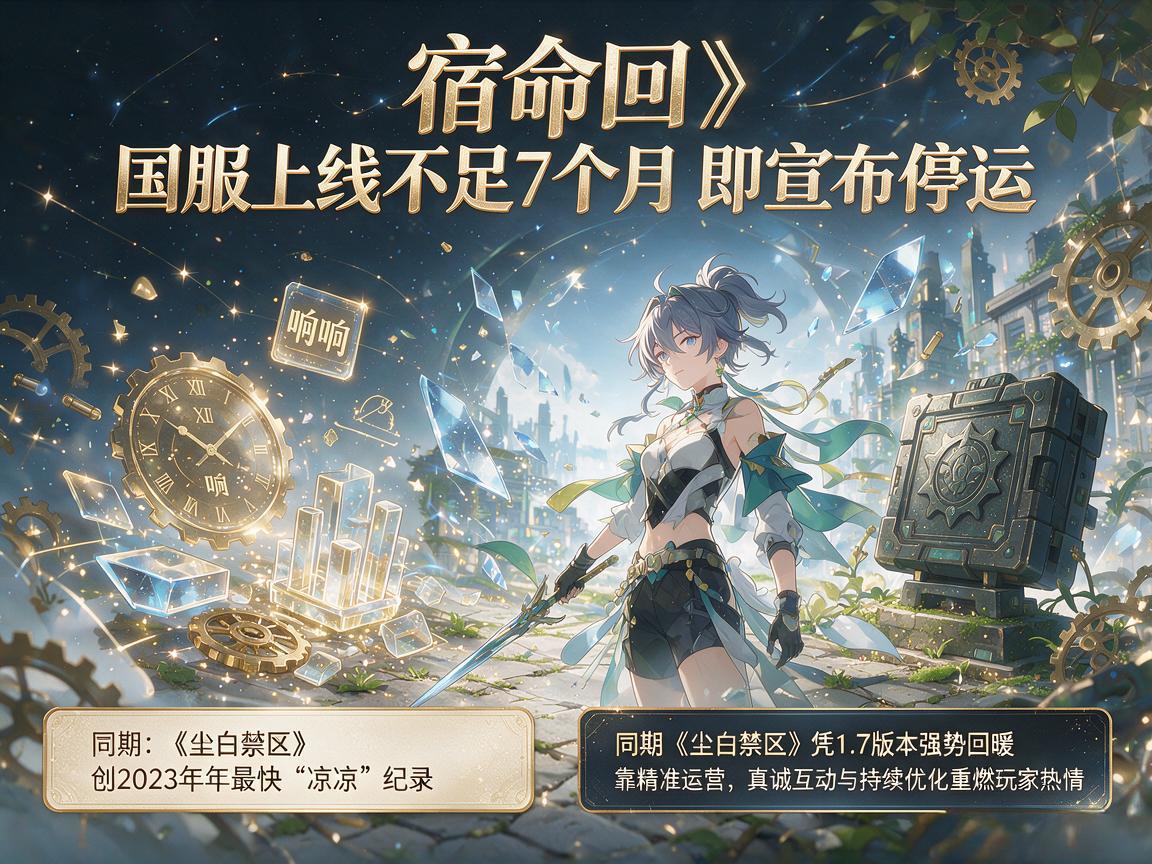 宿命回响停服与尘白禁区崛起 宿命回响停服与尘白禁区崛起