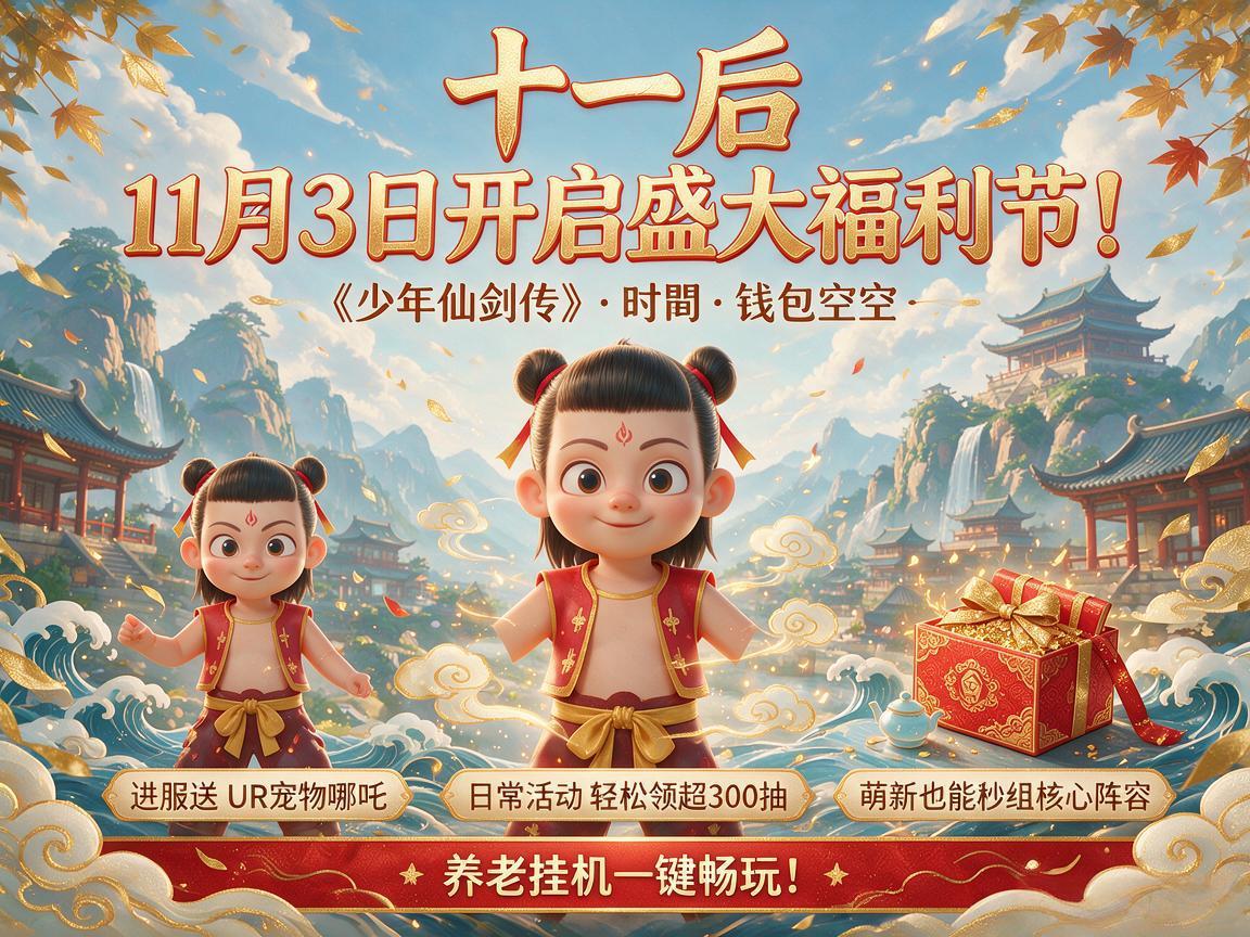 少年仙剑传双十一福利节 少年仙剑传双十一福利节