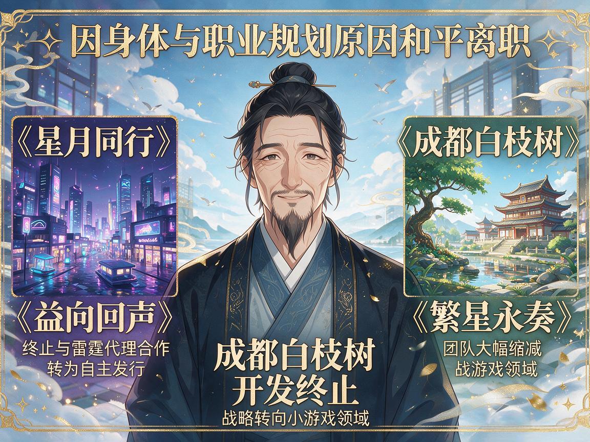 星月同行主笔离职,繁星永奏开发终止 星月同行主笔离职,繁星永奏开发终止