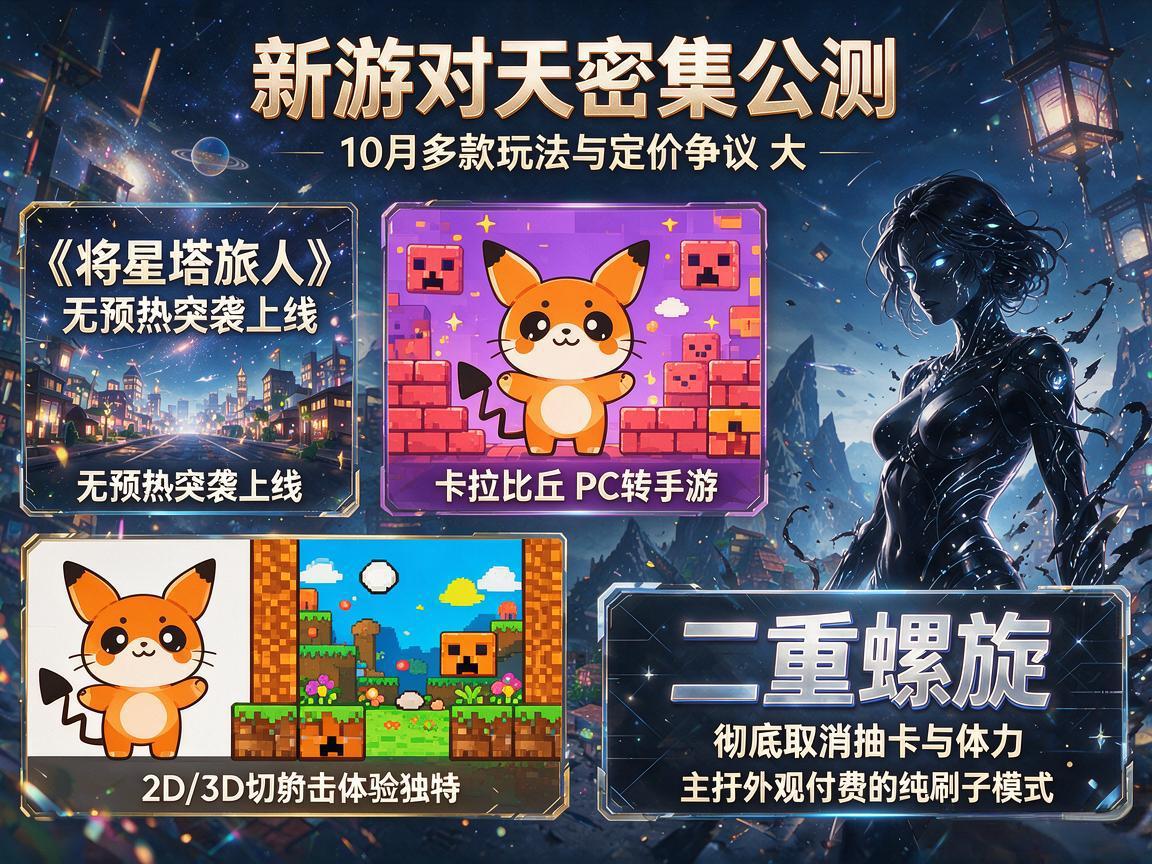 10月多款二次元新游集中公测