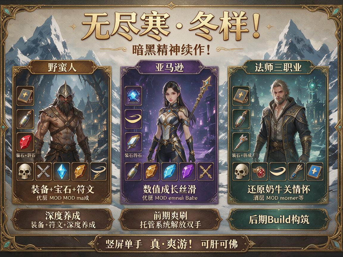 无尽寒冬:暗黑爽游新经典