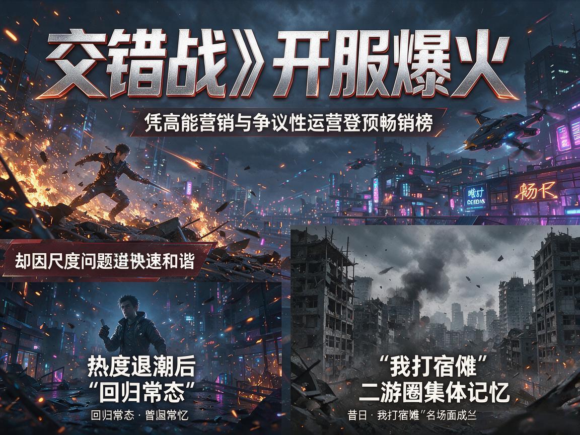 交错战线:开服爆火与和谐风波