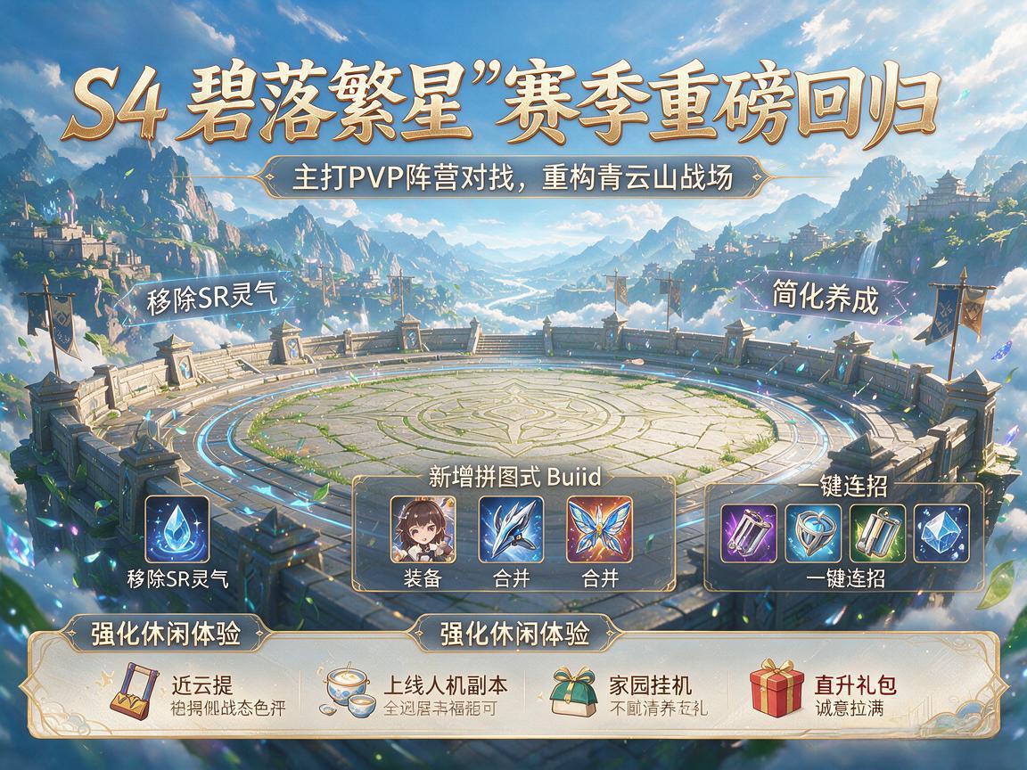 诛仙世界S4碧落繁星来袭 诛仙世界S4碧落繁星来袭