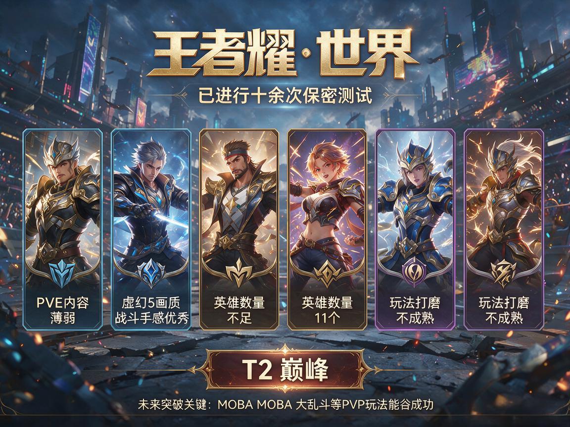 王者世界现状简评:PVE乏力,PVP待突破 王者世界现状简评:PVE乏力,PVP待突破
