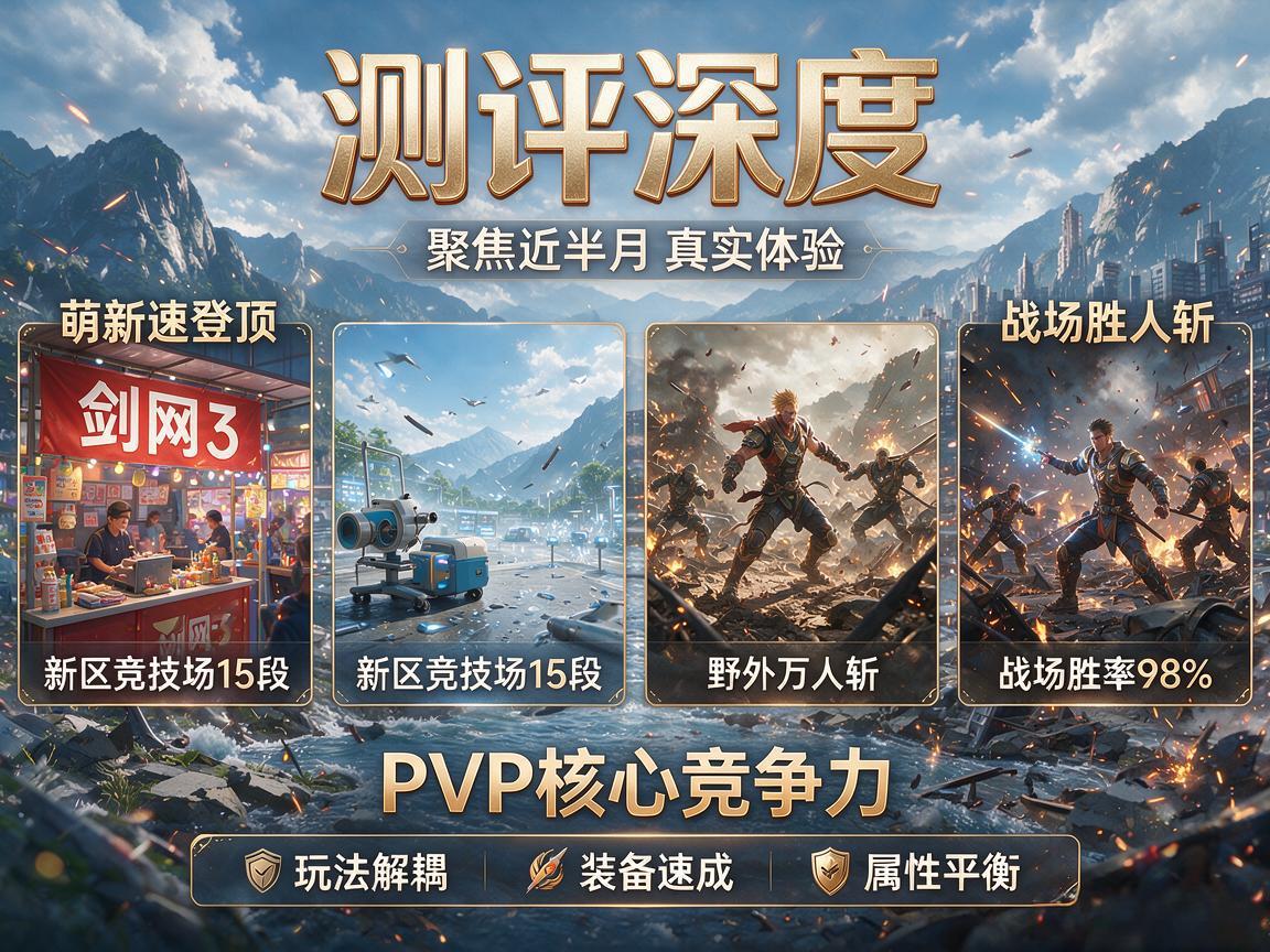 剑网3深度测评:PVP为核的MMO新体验